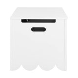 Habitat Joni scalloped toy box white 80L, UK version