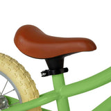 BIGJIGS kids balance bike green 12-inch, imported from the UK