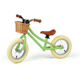BIGJIGS kids balance bike green 12-inch, imported from the UK