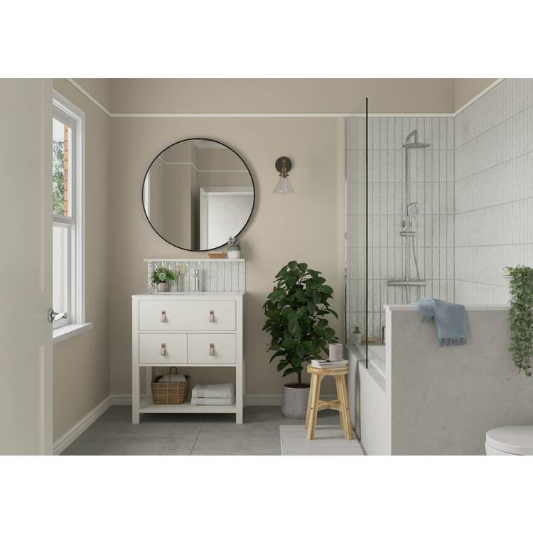 Dulux bathroom paint Natural Hessian 2.5L (British brand)