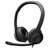 Logitech H390 wired headset black, UK version