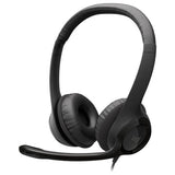 Logitech H390 wired headset black, UK version