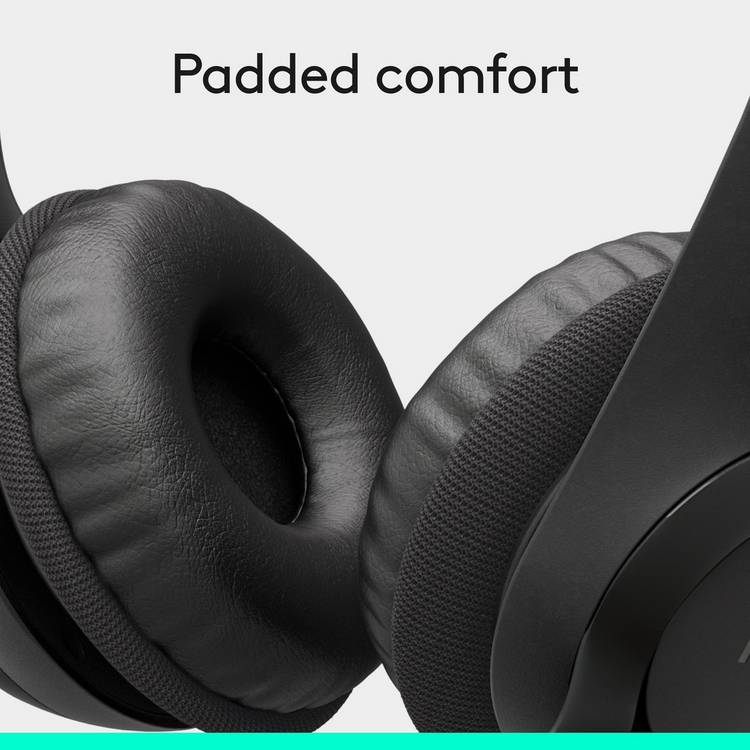 Logitech H390 wired headset black, UK version