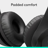 Logitech H390 wired headset black, UK version