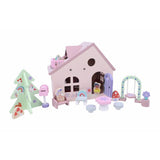 Chad Valley wooden fairy playhouse with furniture and fairies, UK version