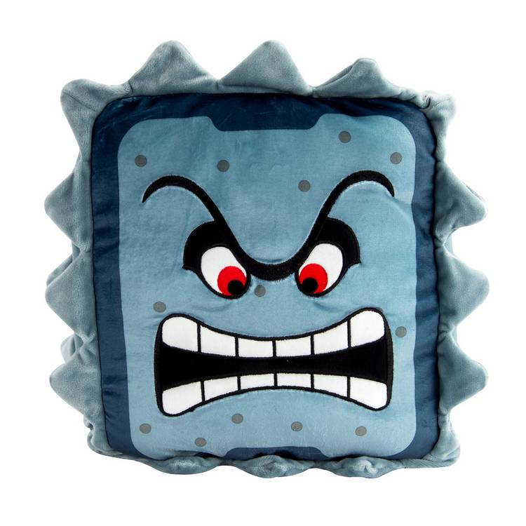 Super Mario Thwomp plush from Club Mocchi-Mocchi - British product