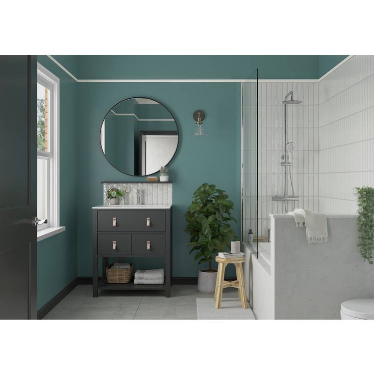 Dulux Easycare Bathroom paint Teal Voyage 2.5L - British product