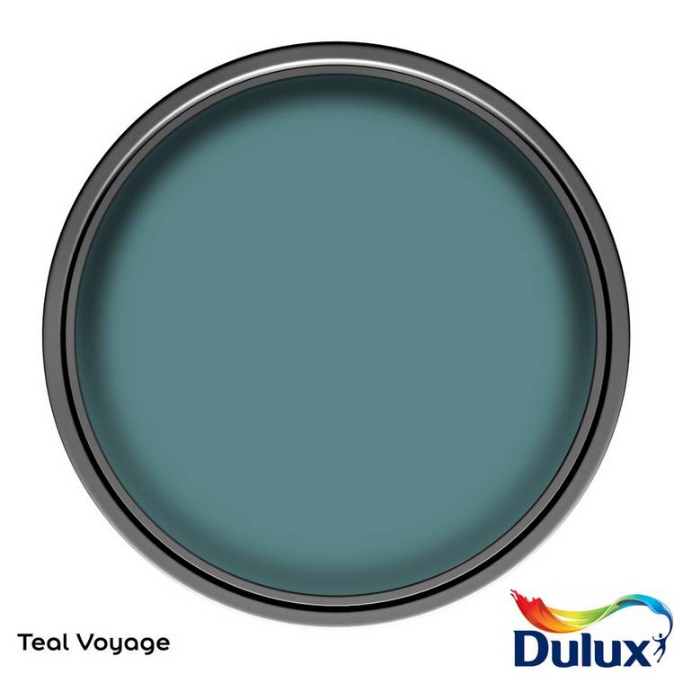 Dulux Easycare Bathroom paint Teal Voyage 2.5L - British product