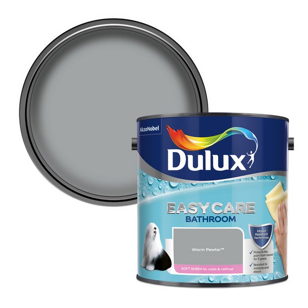 Dulux bathroom paint Warm Pewter 2.5L - British product