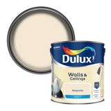 Argos Dulux Walls & Ceilings Matt Paint Magnolia 2.5L- Buy online at McGrocer