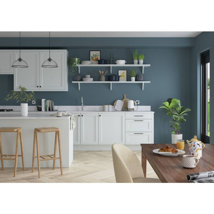 Dulux Easycare Kitchen paint Faded Indigo 2.5L, imported from the UK