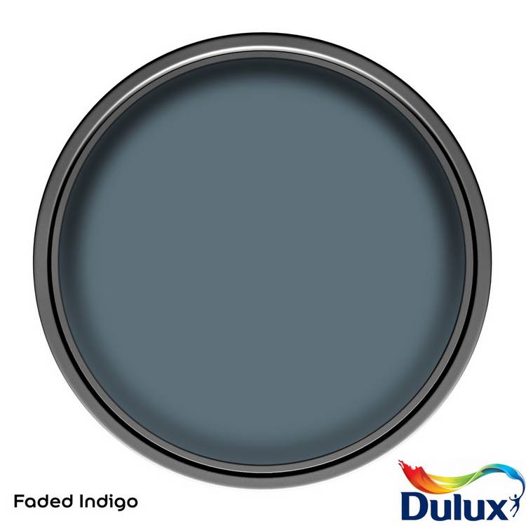 Dulux Easycare Kitchen paint Faded Indigo 2.5L, imported from the UK