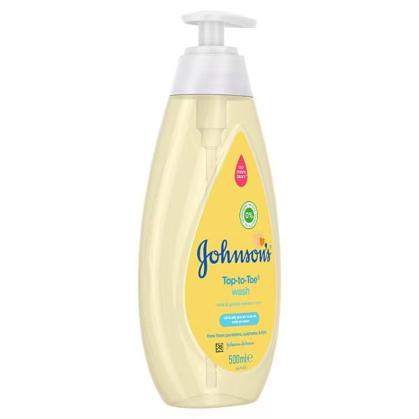 Johnson's Baby Top-to-Toe Wash 500ml, imported from the UK