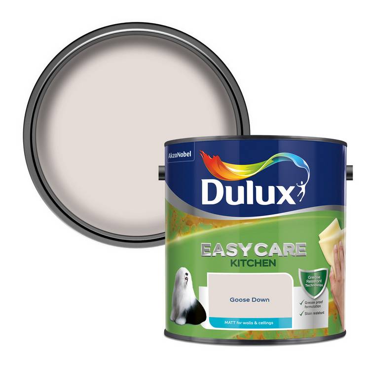 Dulux Easycare Kitchen Matt paint Goose Down 2.5L, imported from the UK