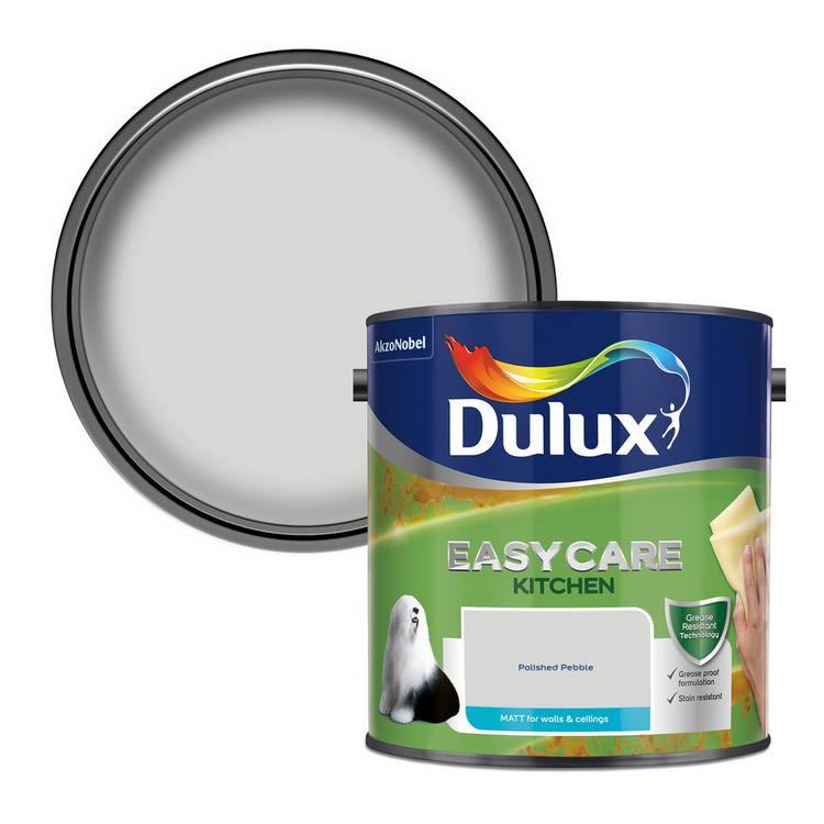 Dulux Easycare kitchen paint Polished Pebble 2.5L, imported from the UK