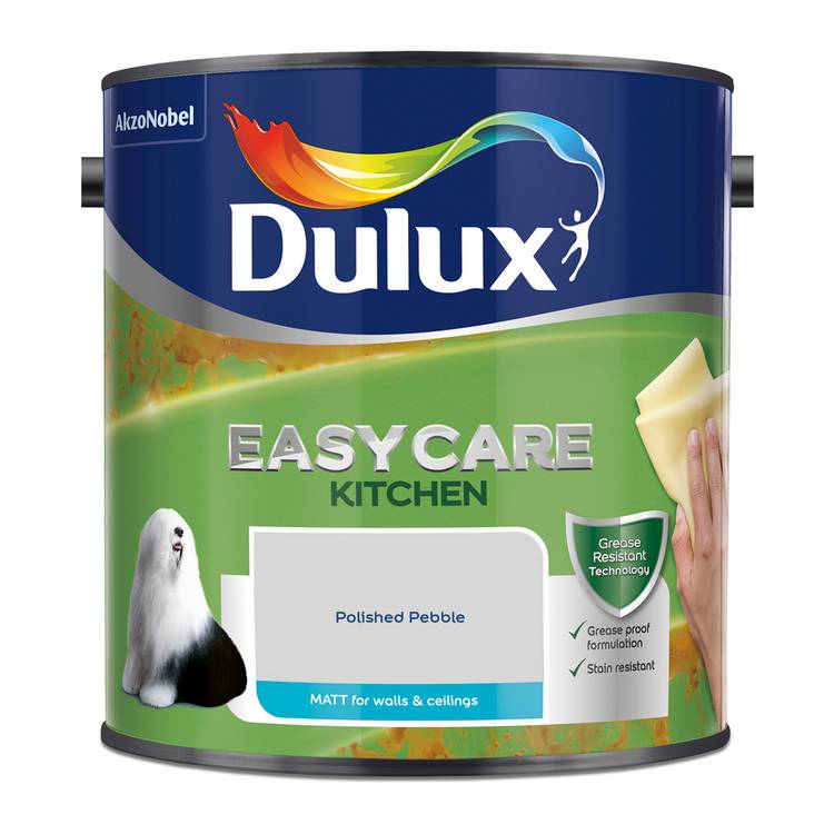 Dulux Easycare kitchen paint Polished Pebble 2.5L, imported from the UK