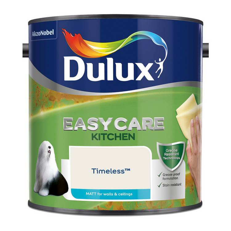 Dulux Easycare Kitchen Matt Paint Timeless 2.5L - British product