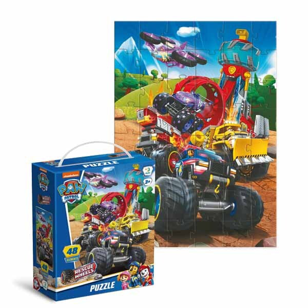 DODO Paw Patrol Rescue Wheels puzzle 48 pieces, imported from the UK