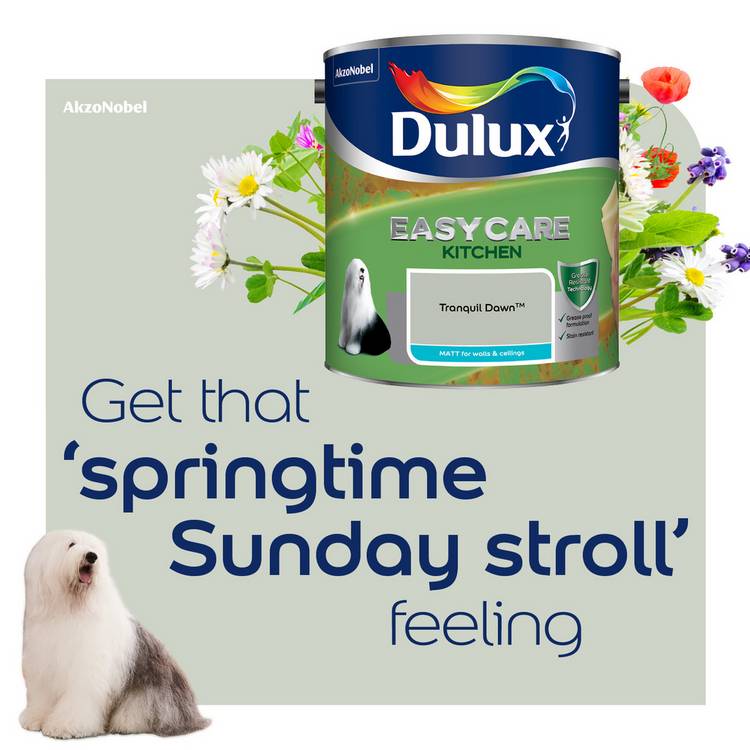 Dulux Easycare Kitchen paint Tranquil Dawn 2.5L, UK version