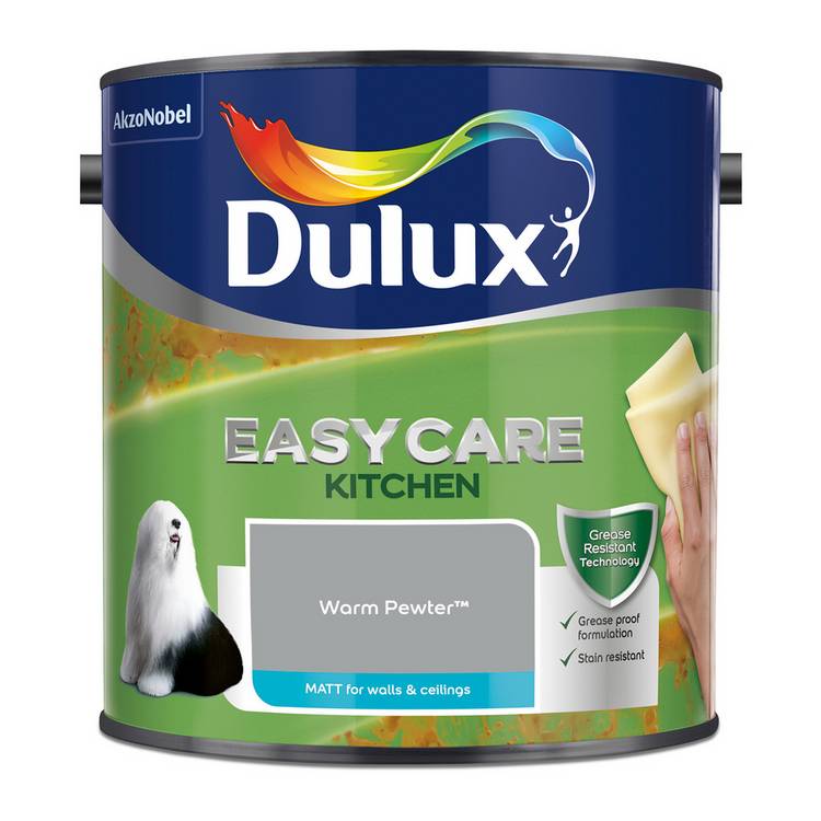 Dulux Easycare Kitchen paint Warm Pewter 2.5L, UK version