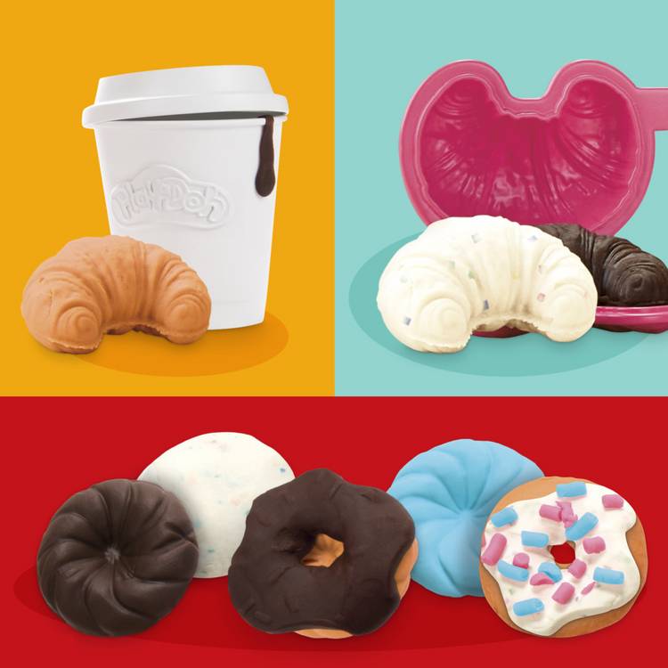 Play-Doh Donut Bakery playset for creative doughnut making (British brand)