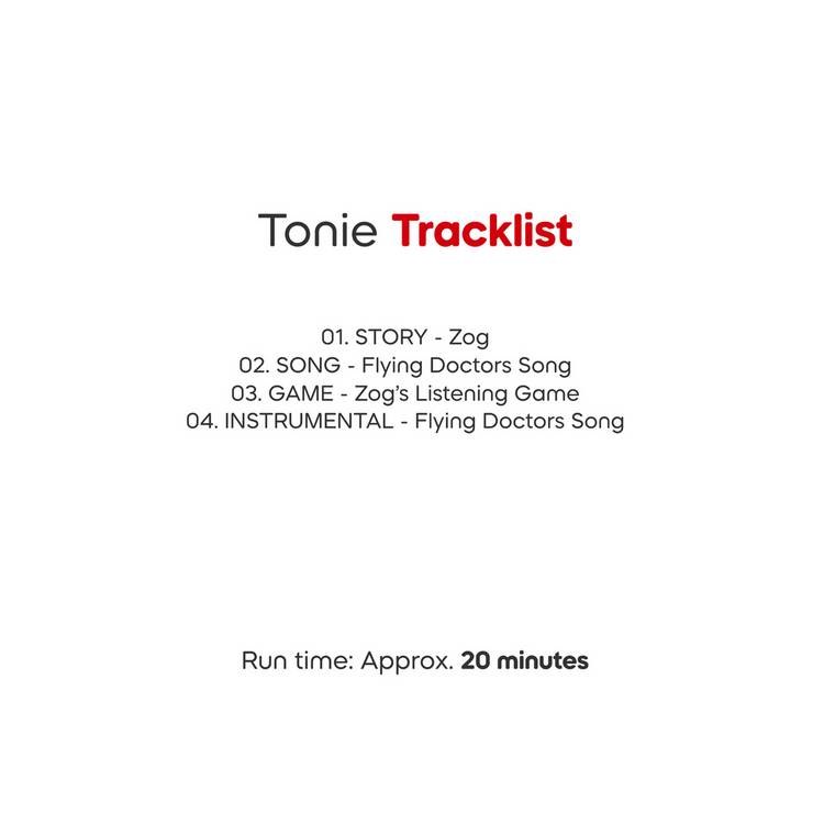 tonies Zog audio character - British product