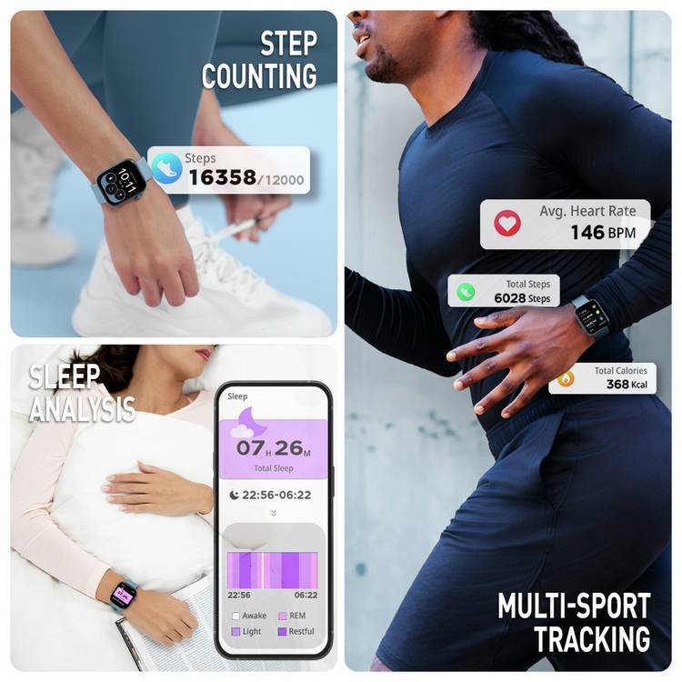 Reflex Active Series 40 Blue Strap smartwatch - British product
