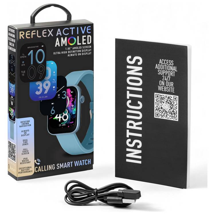 Reflex Active Series 40 Blue Strap smartwatch - British product