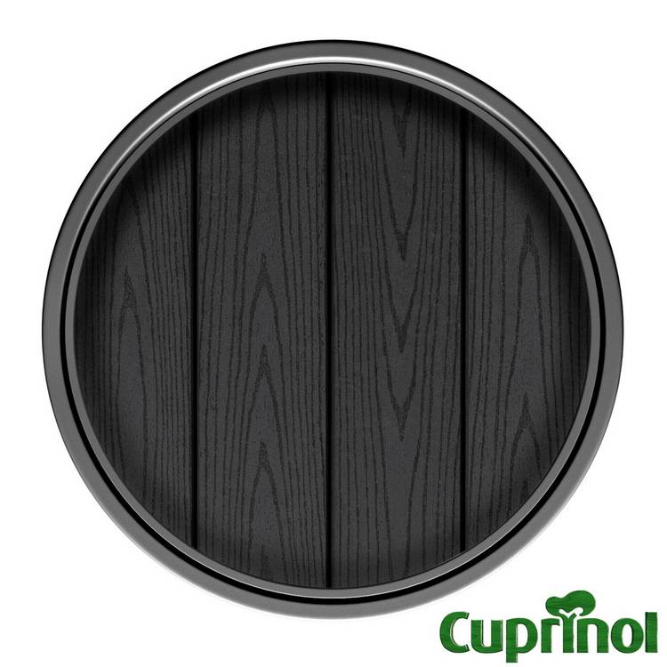 Cuprinol anti slip deckstain black ash 2.5L, imported from the UK