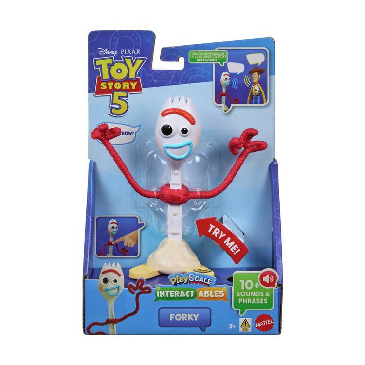 Disney Forky Interactables talking figure from Toy Story 5 - British product