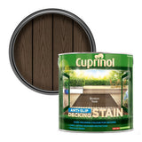 Cuprinol anti-slip deck stain Boston Teak 2.5L, imported from the UK