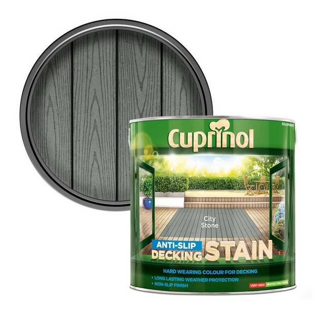 Cuprinol decking stain City Stone 2.5L - British product