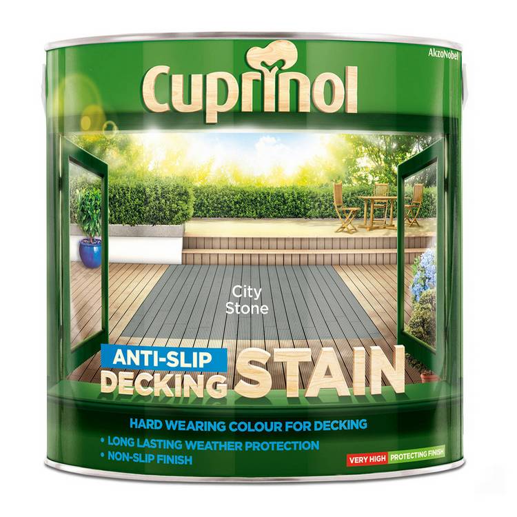 Cuprinol decking stain City Stone 2.5L - British product
