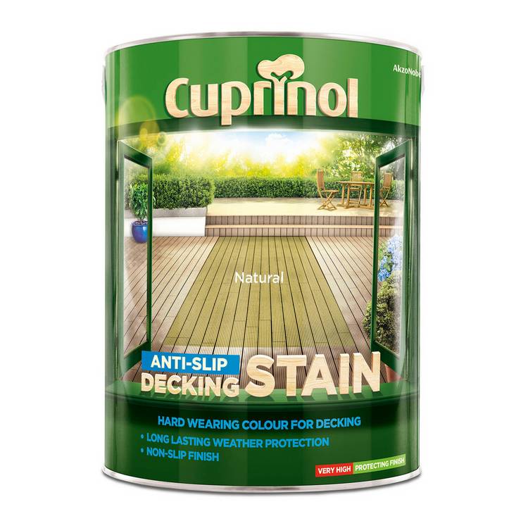 Cuprinol decking stain Natural 5L - British product