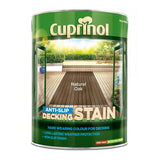 Cuprinol anti-slip decking stain Natural Oak 5L, UK version