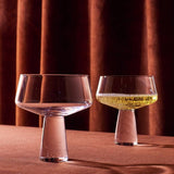 Argos Habitat Block Stem Set of 4 Champagne Coupe Glasses- Buy online at McGrocer
