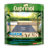 Cuprinol anti-slip decking stain Urban Slate 2.5L, UK version