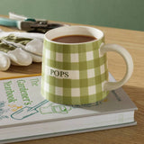 Argos Argos Home Dark Green Gingham Pops Decal Ceramic Mug 480ml- Buy online at McGrocer
