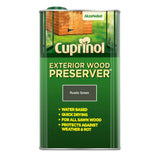 Cuprinol exterior wood preserver Rustic Green 5L - British product