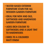 Cuprinol garden furniture stain Antique Pine 750ml, UK version