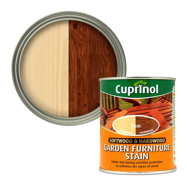 Cuprinol garden furniture stain clear 750ml, imported from the UK