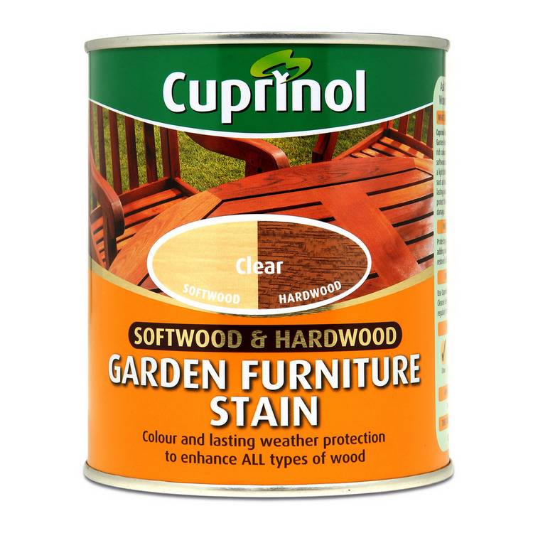 Cuprinol garden furniture stain clear 750ml, imported from the UK