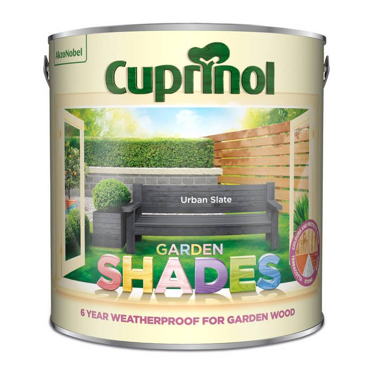 Cuprinol garden paint Urban Slate 2.5L - British product