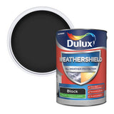 Argos Dulux Weathershield Smooth Masonry Paint Black - 5L- Buy online at McGrocer