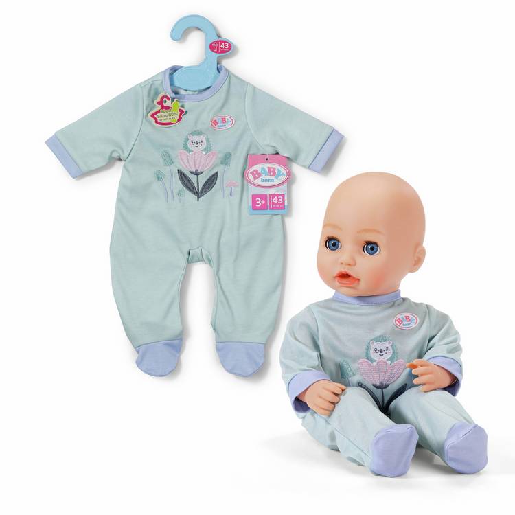 BABY born mint doll romper for 17 inch dolls - British product