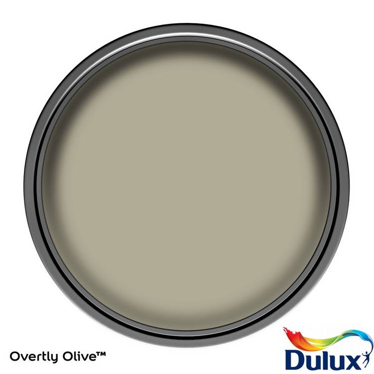 Dulux Easycare washable tough paint Overtly Olive 2.5L, imported from the UK