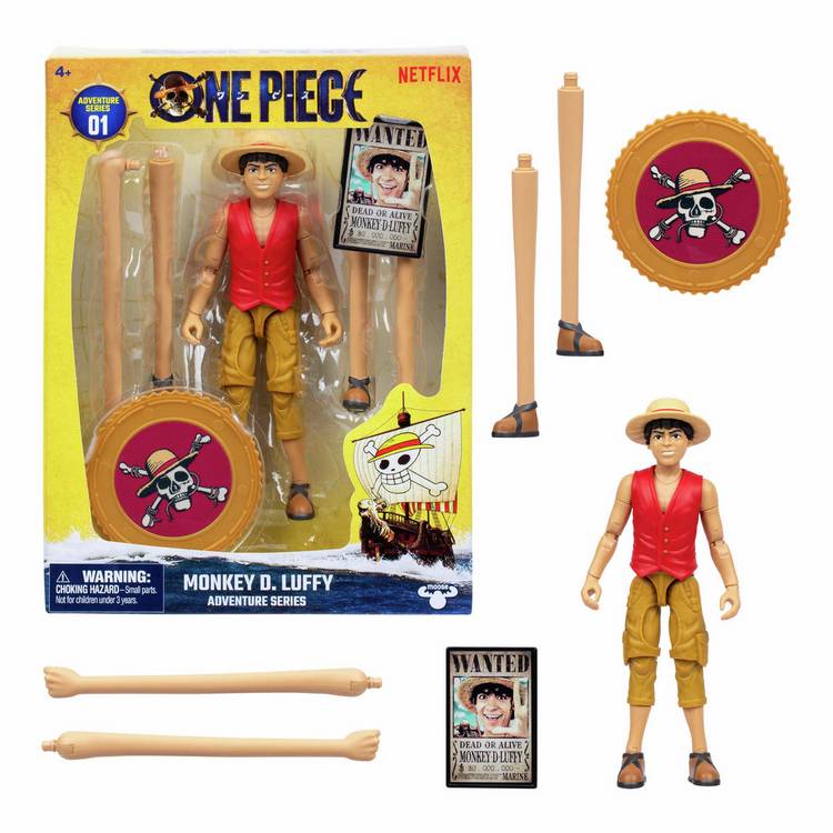 One Piece Luffy action figure 15cm with accessories - British product