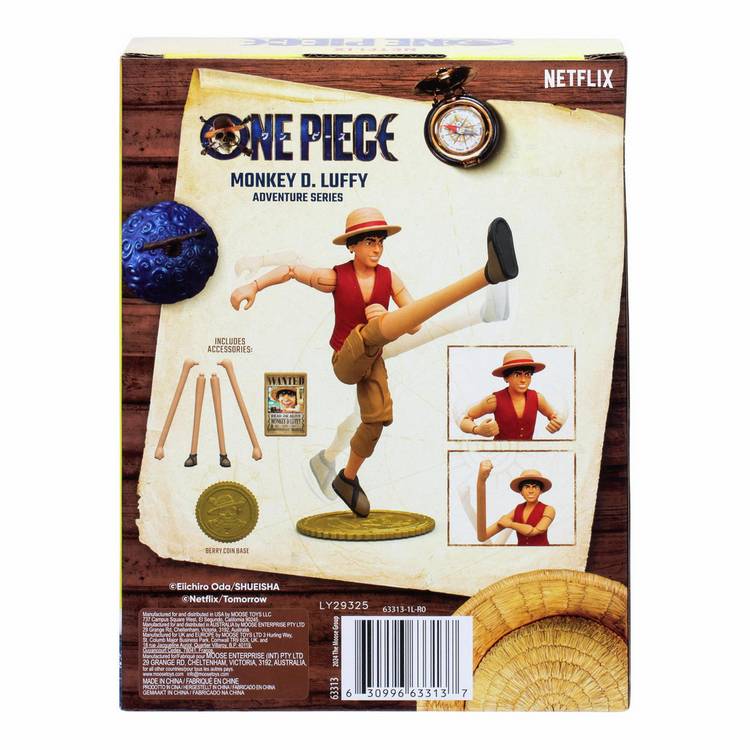 One Piece Luffy action figure 15cm with accessories - British product