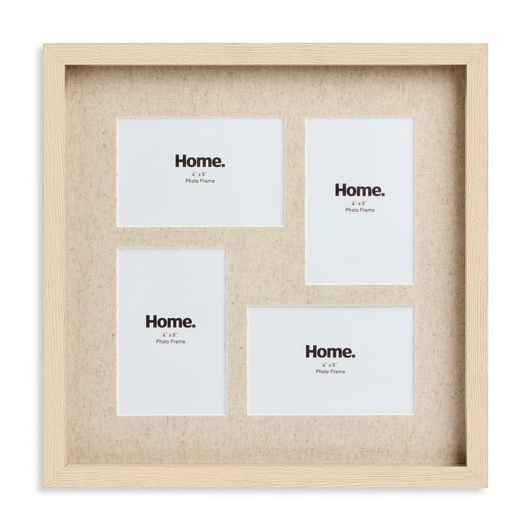 Argos Home linen mount multi photo frame 4x6 inches - British product