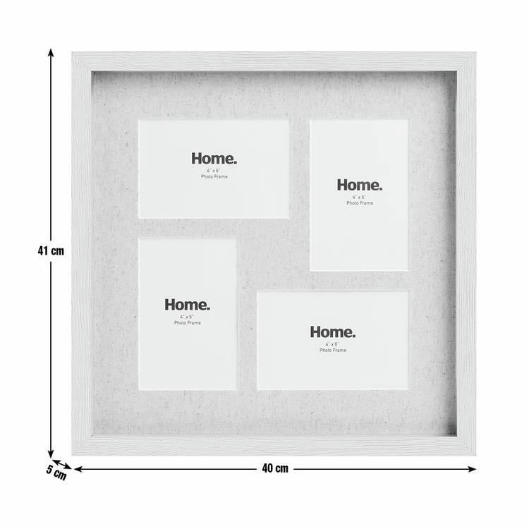 Argos Home linen mount multi photo frame 4x6 inches - British product